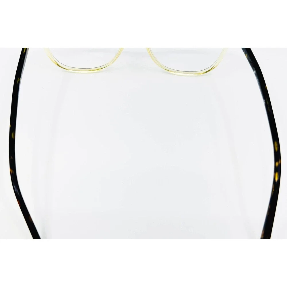 M.O.S Eyeglasses Womens Clear Yellow Cat Eye W4722 Italy 52-17-140